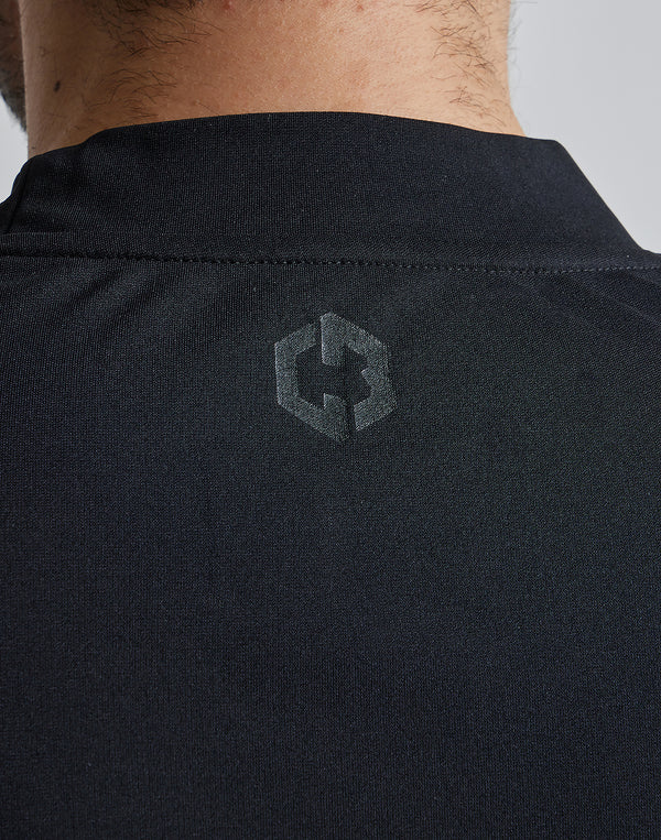 CRONOS BLACK LOGO MOCKNECK【BLACK】