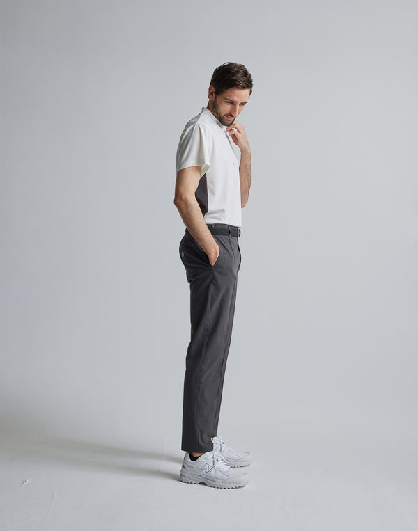 CRONOS BLACK LOGO MOCKNECK [WHITE]