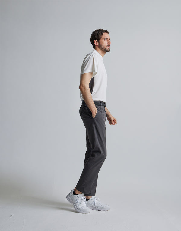 CRONOS BLACK LOGO MOCKNECK [WHITE]