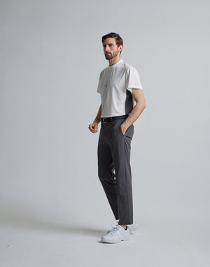 CRONOS BLACK LOGO MOCKNECK [WHITE]