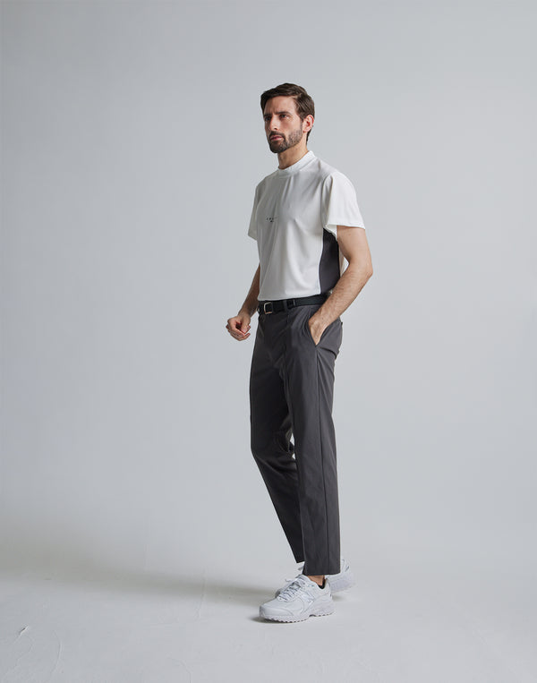 CRONOS BLACK LOGO MOCKNECK [WHITE]