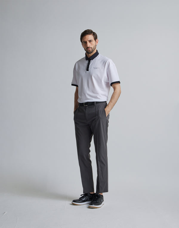 CRONOS 黑色 POLO 衫【白色】