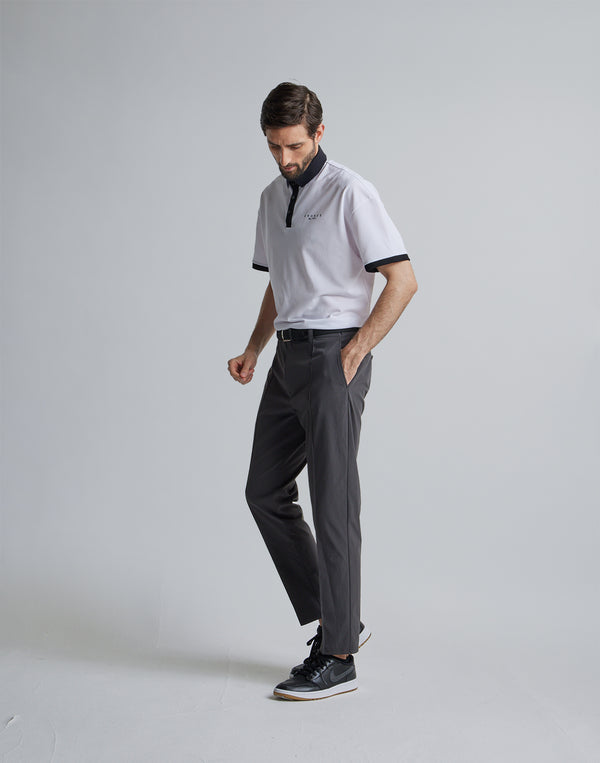 CRONOS 黑色 POLO 衫【白色】
