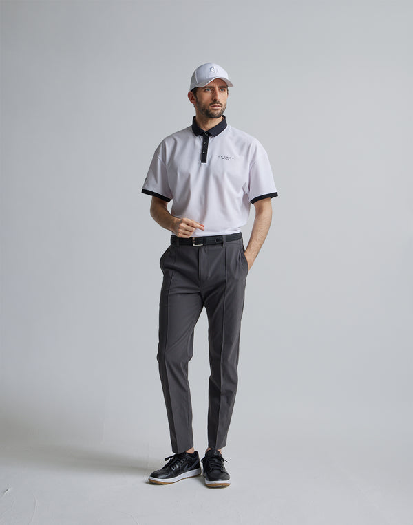 CRONOS 黑色 POLO 衫【白色】