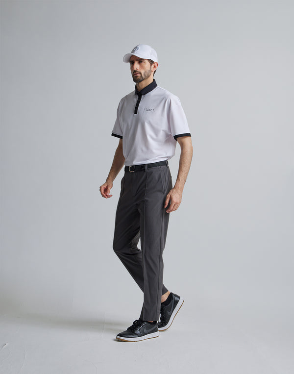 CRONOS 黑色 POLO 衫【白色】