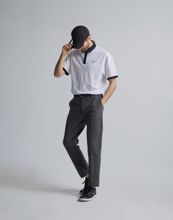 CRONOS 黑色 POLO 衫【白色】