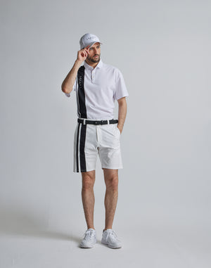 CRONOS BLACK 2LINE POLO【WHITE】