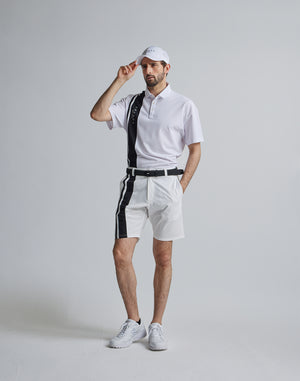 CRONOS BLACK 2LINE POLO【WHITE】