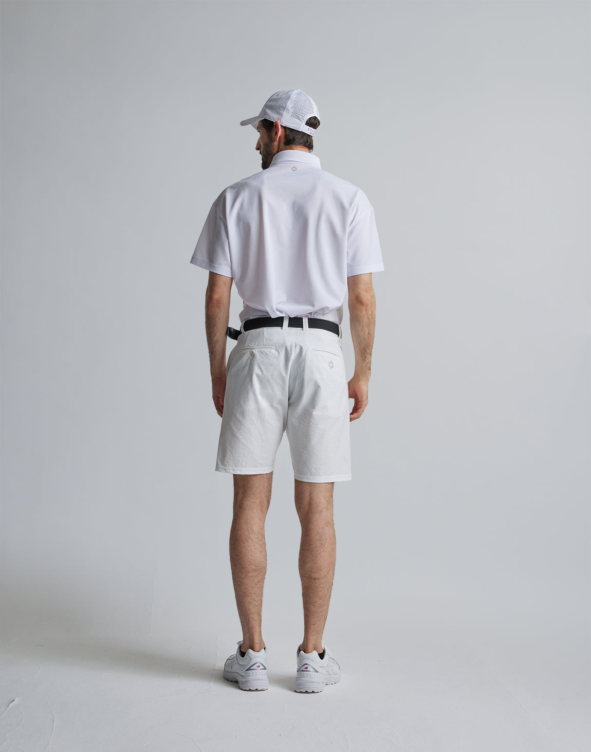 CRONOS BLACK 2LINE SHORTS【WHITE】