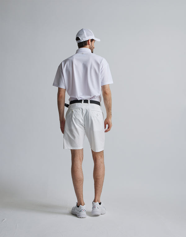 CRONOS BLACK 2LINE POLO【WHITE】