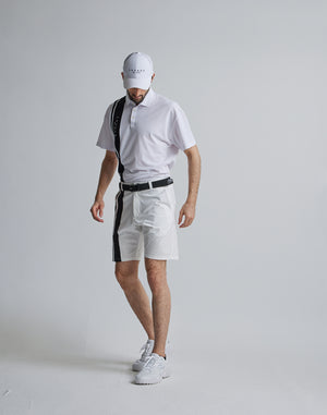 CRONOS BLACK 2LINE POLO【WHITE】
