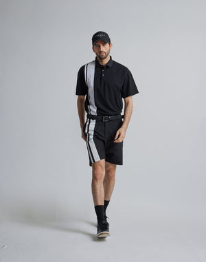 CRONOS BLACK 2LINE POLO【BLACK】