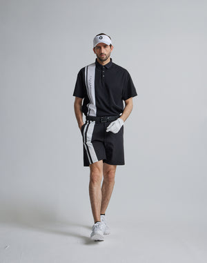 CRONOS BLACK 2LINE POLO【BLACK】