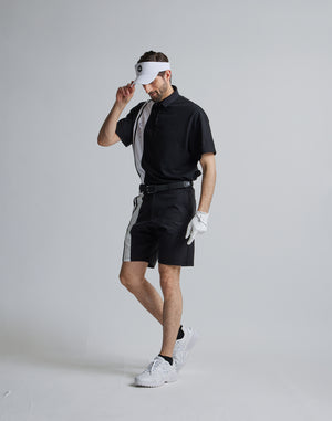 CRONOS BLACK 2LINE POLO【BLACK】