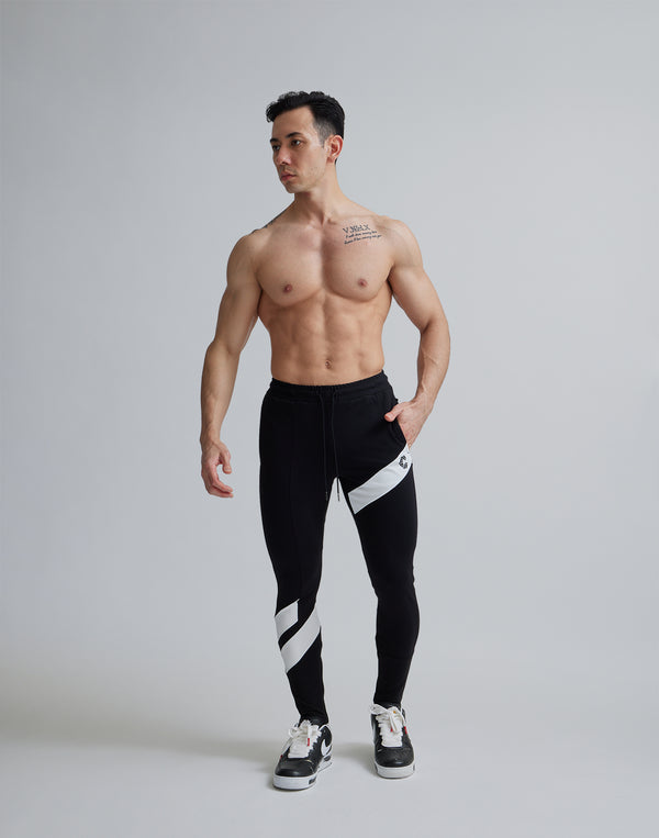 CRONOS DIAGONAl STRIPE LONGPANTS