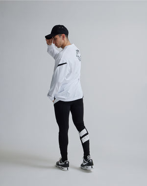 CRONOS GEOMETRIC LOGO LONG SLEEVE [WHITE]