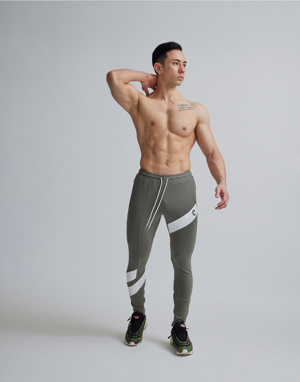 CRONOS DIAGONAl STRIPE LONGPANTS