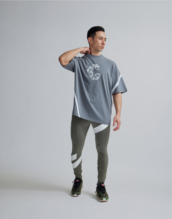 CRONOS DIAGONAl STRIPE LONGPANTS