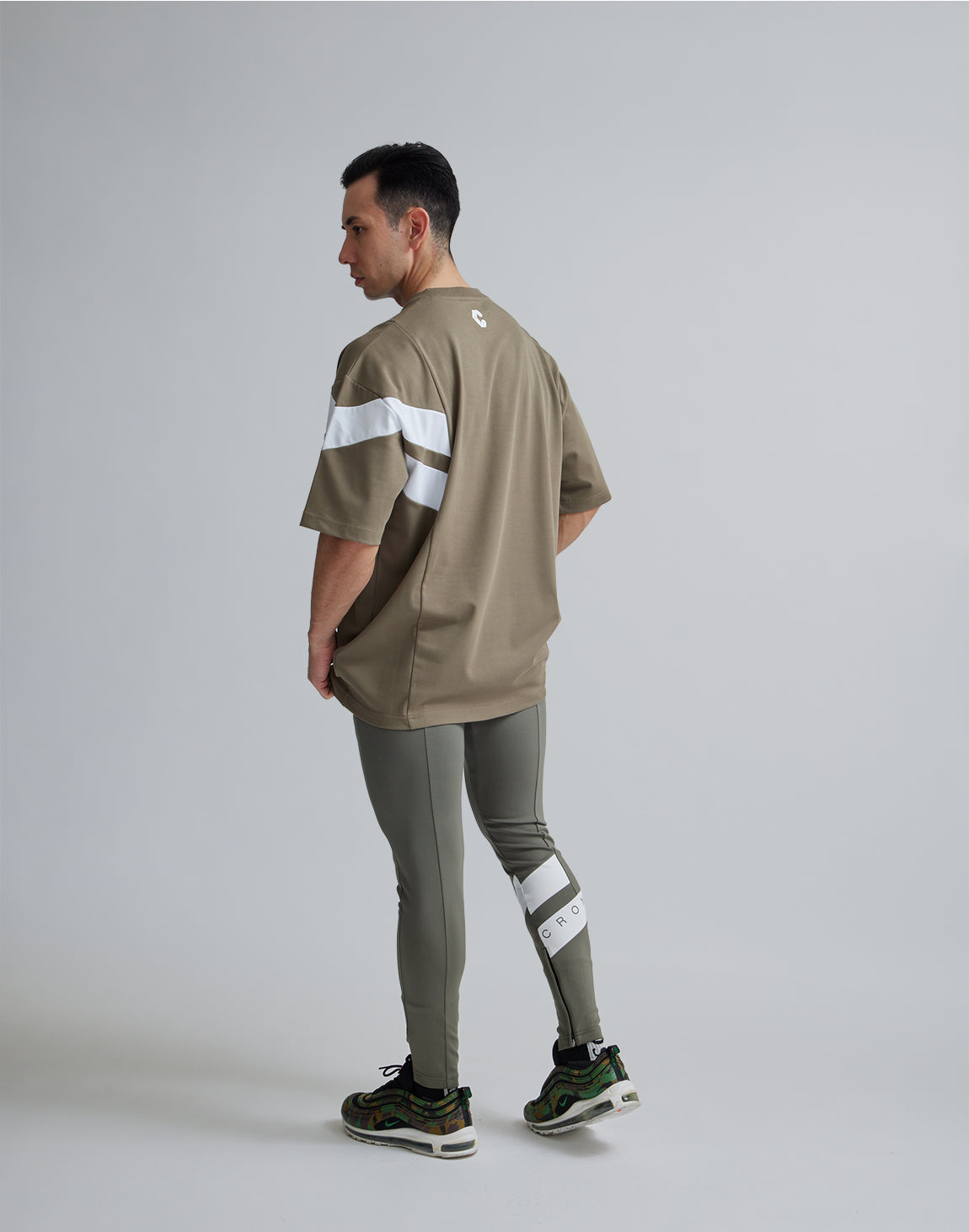 美品‼️CRONOS クロノス Diagonal line ロングTシャツ CRONOS クロノス DIAGONAL PANEL LONG SLEEVE ダイアゴナル