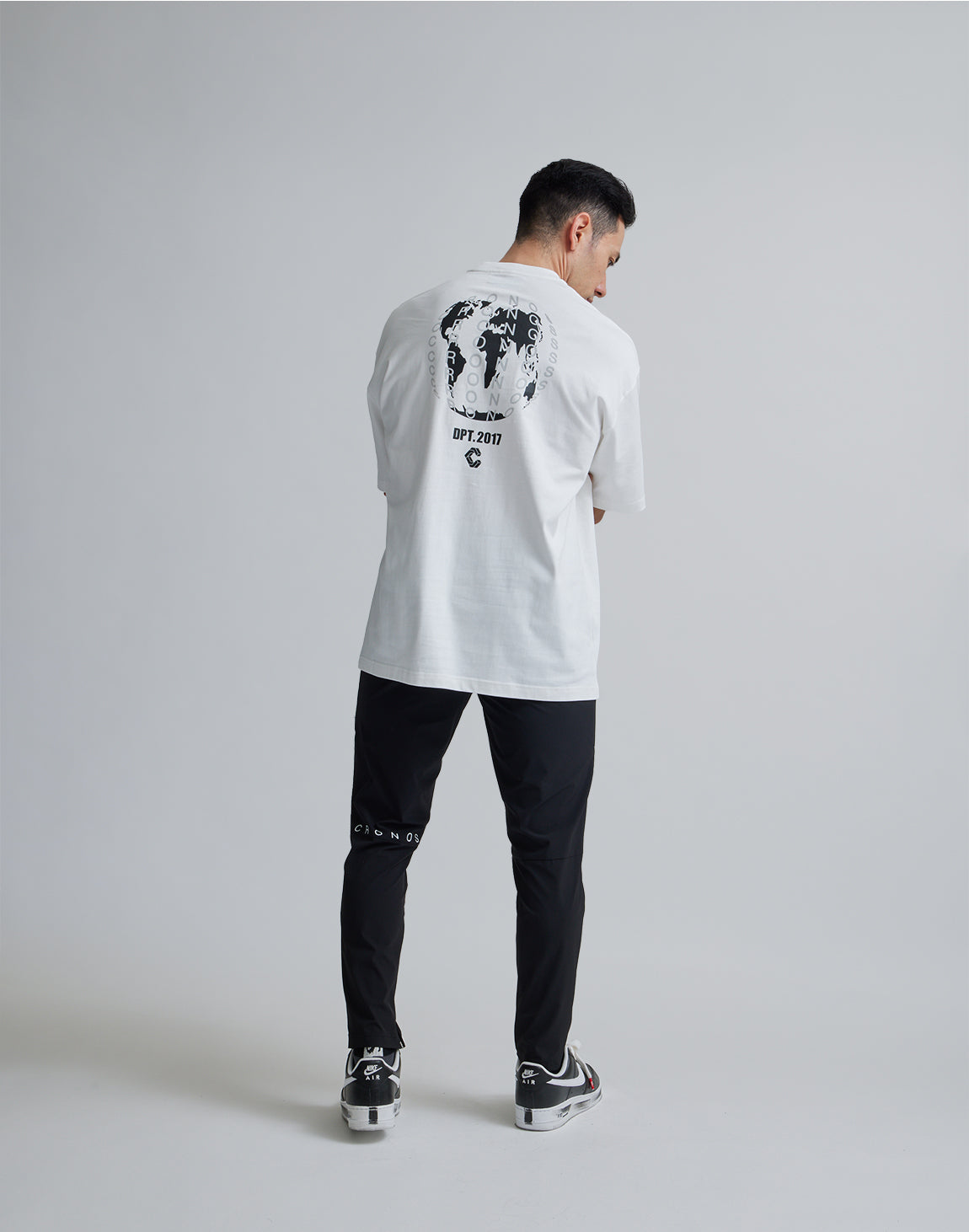 CRONOS WORLD GRAPHIC OVERSIZE T-SHIRTS [WHITE] – クロノス