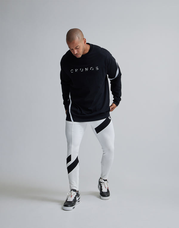 CRONOS GEOMETRIC LOGO LONG SLEEVE【BLACK】