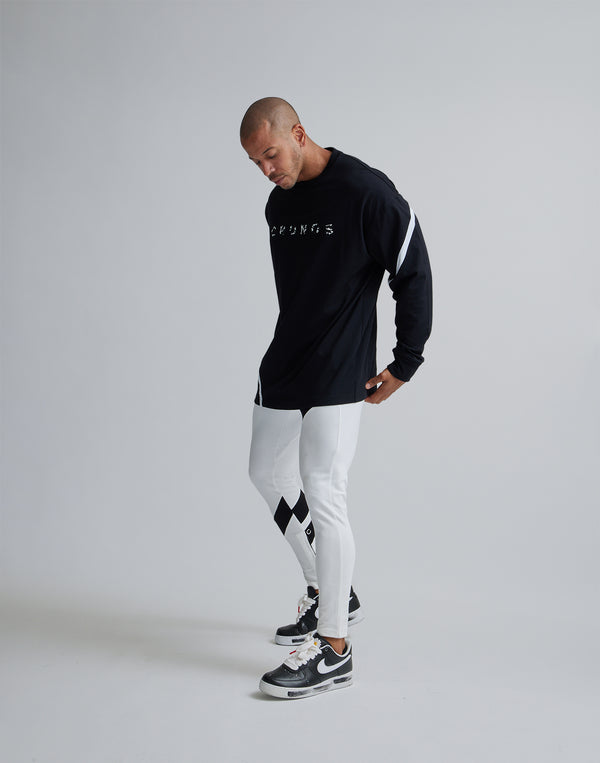 CRONOS GEOMETRIC LOGO LONG SLEEVE【BLACK】