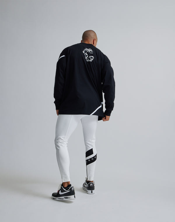 CRONOS GEOMETRIC LOGO LONG SLEEVE【BLACK】