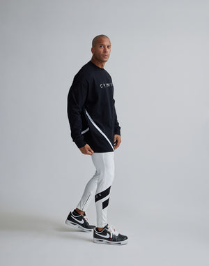 CRONOS GEOMETRIC LOGO LONG SLEEVE【BLACK】