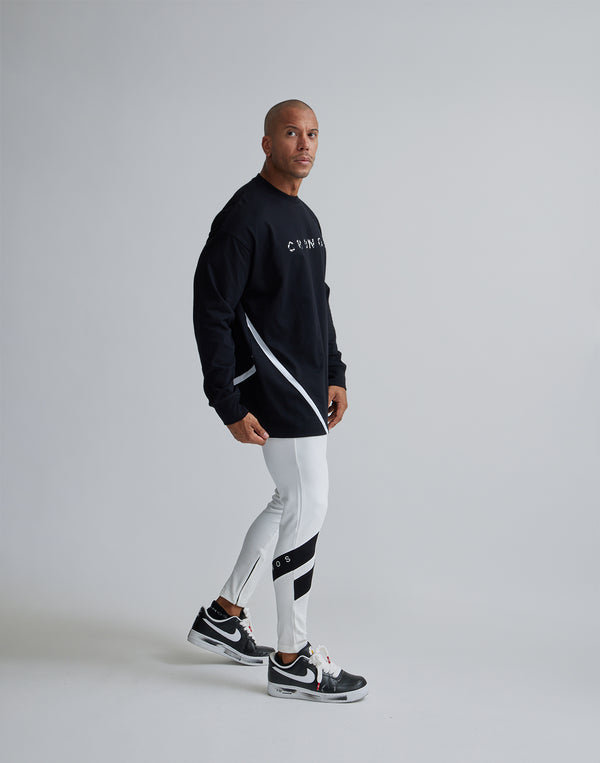 CRONOS GEOMETRIC LOGO LONG SLEEVE【BLACK】