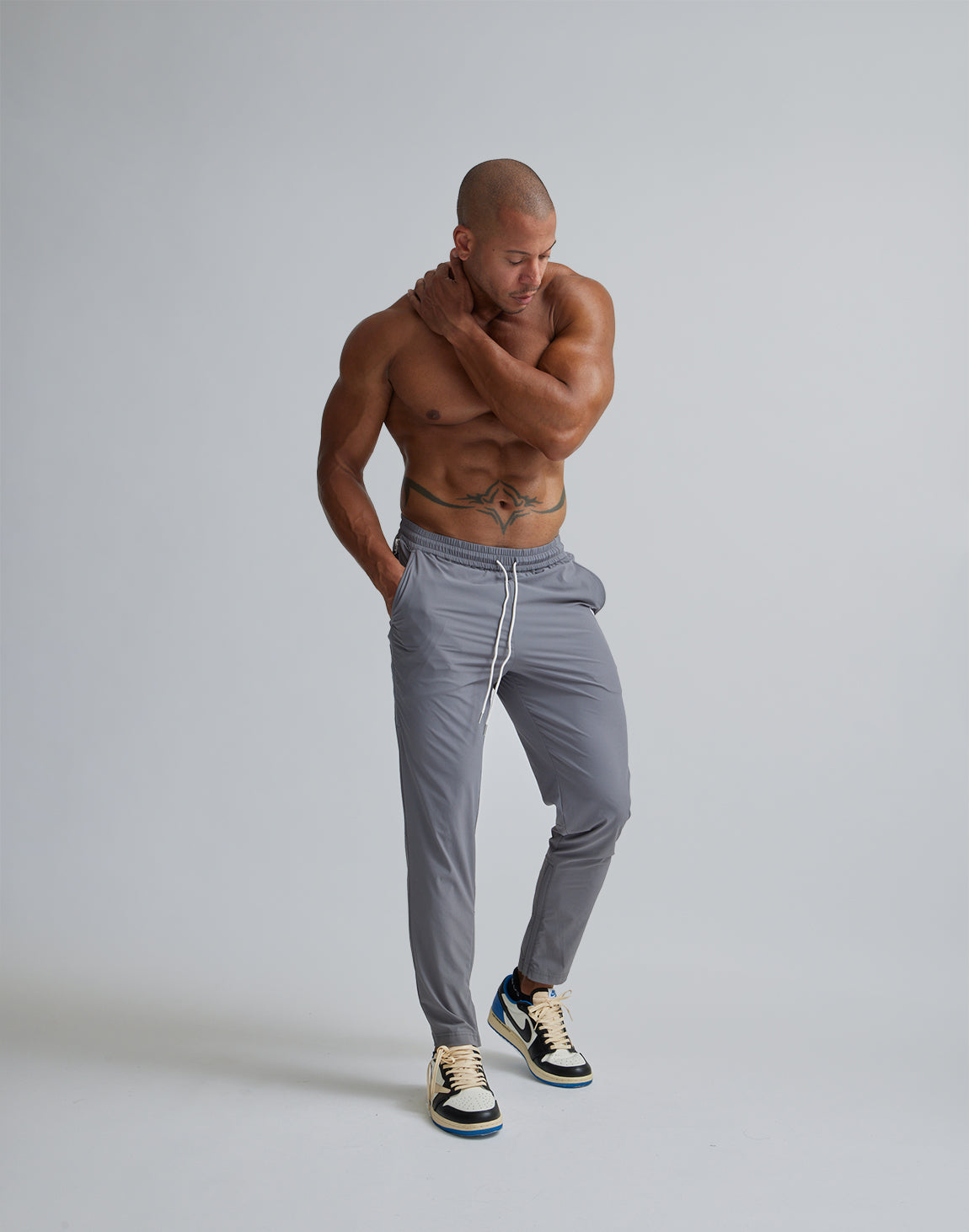 CRONOS VENTILATION HOLE LONGPANTS【GRAY】