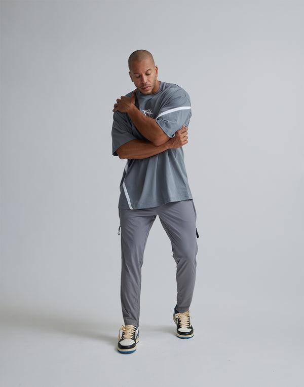 CRONOS VENTILATION HOLE LONGPANTS [GRAY]