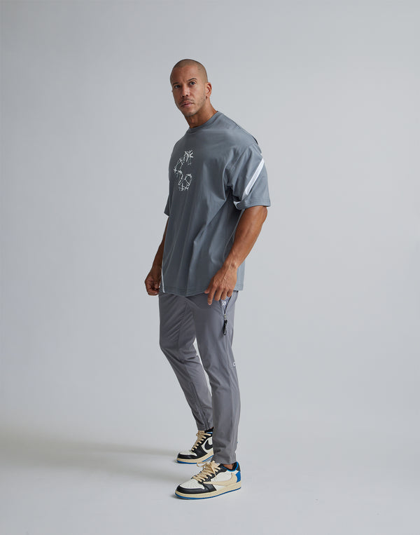 CRONOS VENTILATION HOLE LONGPANTS [GRAY]