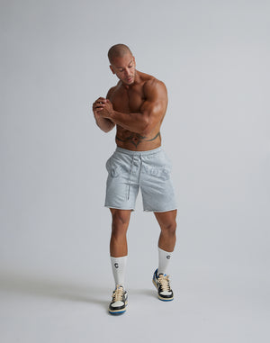 CRONOS BLACK LETTER LOGO SHORTS【GRAY】