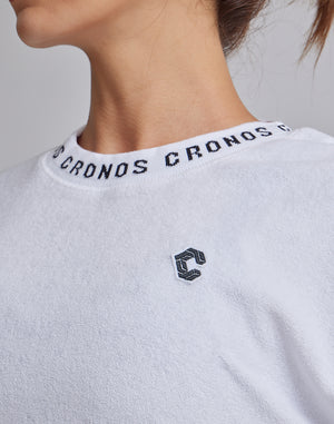 CRONOS 女士 PILE 短版T卹 [藍色]