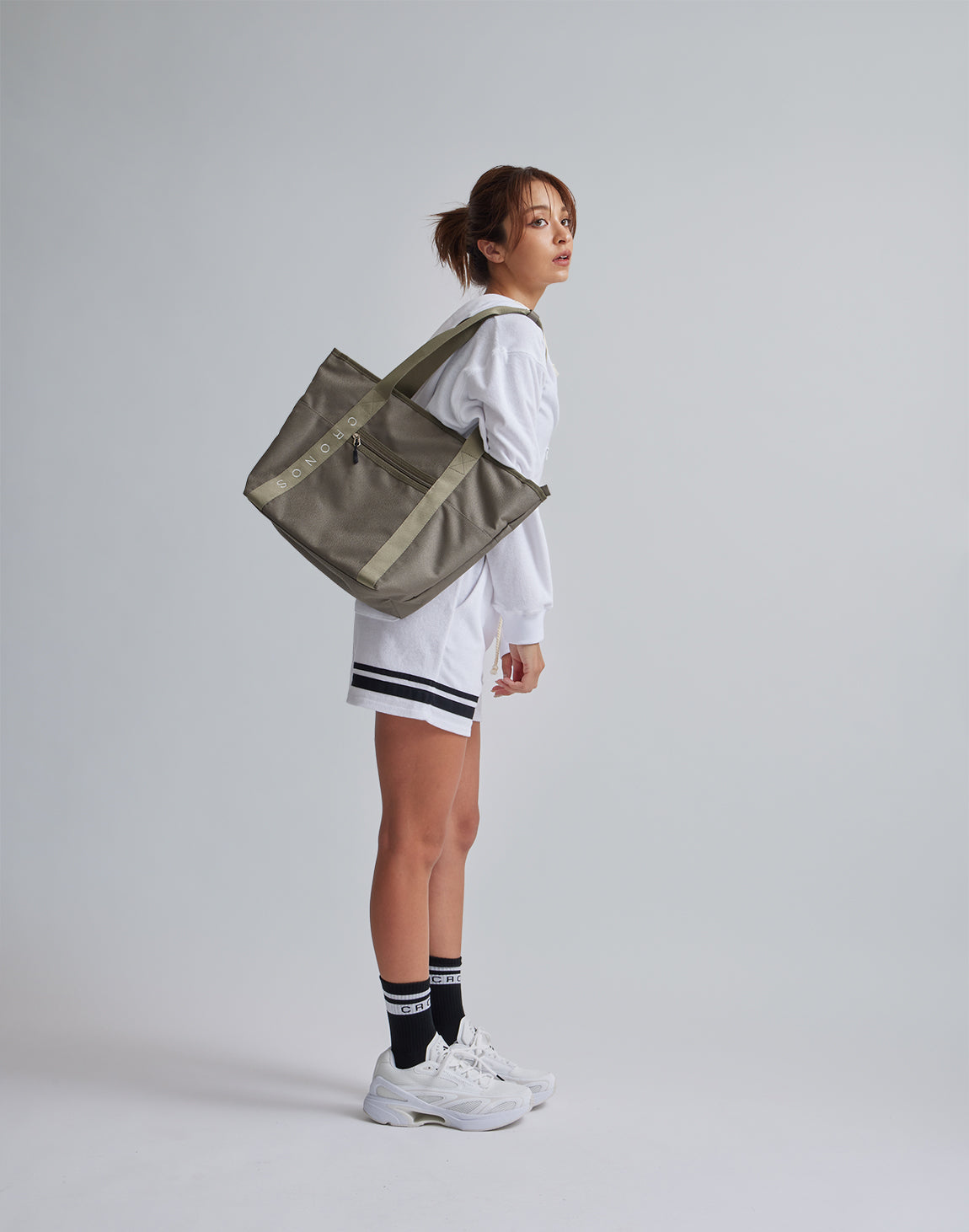 CRONOS WOMEN MULTI TOTE BAG【KHAKI】 – クロノス CRONOS Official Store