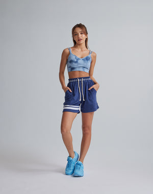 CRONOS WOMEN TIE DYE BRA【BLUE】