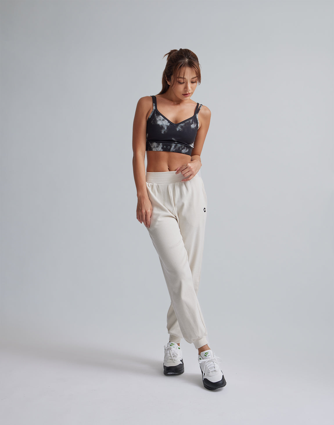 トレーニング用品 CRONOS sweat CRONOS Reflector Print Sweat Long Pants【BLACK】 – クロノス