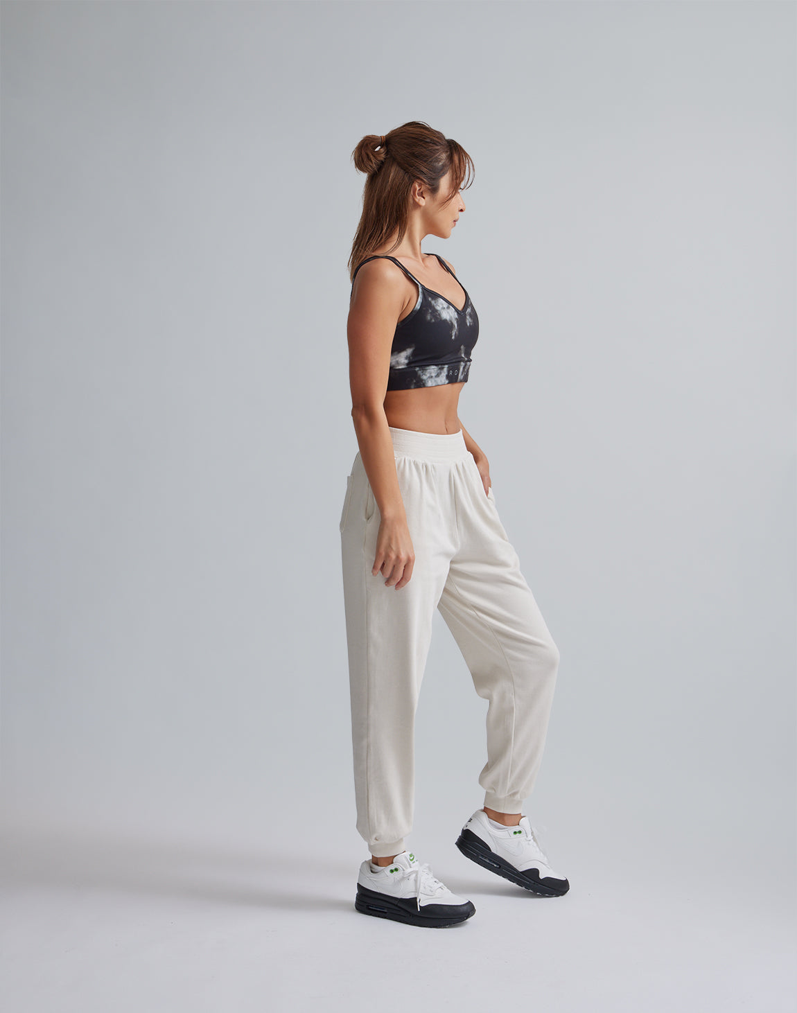CRONOS クロノス パンツ レディース CRONOS WOMEN 2LINE STRETCH PANTS【BLACK】