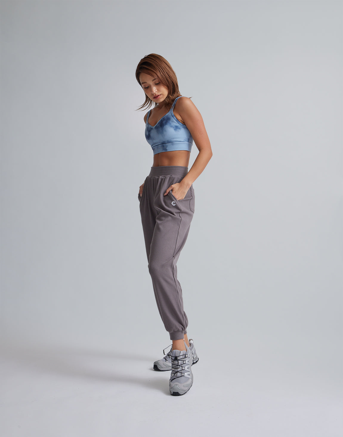 CRONOS THIGH SWITCH SWEATS LONGPANTS【M.GRAY】 – クロノス