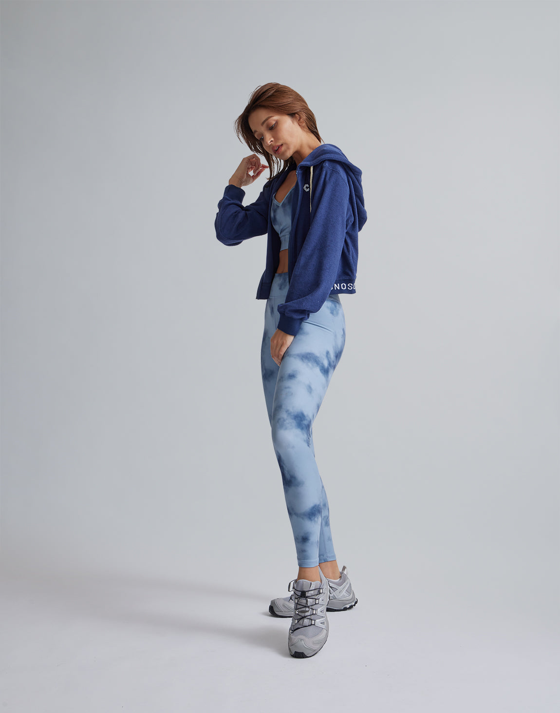 CRONOS タイダイ柄 ヨガウェア CRONOS WOMEN TIE DYE LEGGINGS【BLACK】 – クロノス CRONOS