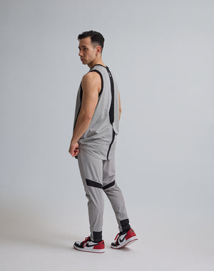 CRONOS  TRIDENT  SWITCHING  TANKTOP【GRAY】
