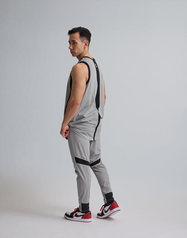 CRONOS  TRIDENT  SWITCHING  TANKTOP【GRAY】
