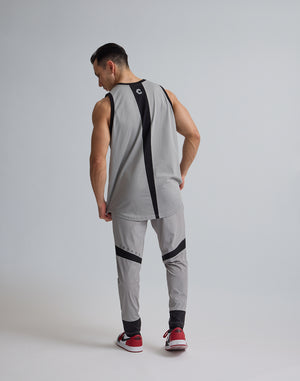 CRONOS  TRIDENT  SWITCHING  TANKTOP【GRAY】