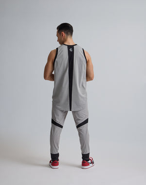 CRONOS  TRIDENT  SWITCHING  TANKTOP【GRAY】