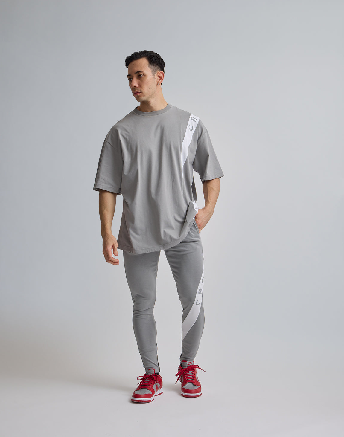 バビョン 完売　CRONOS Tシャツ クロノス　SWITCHIED CRONOS SWITCHIED OVERSIZE T-SHIRT【GRAY】