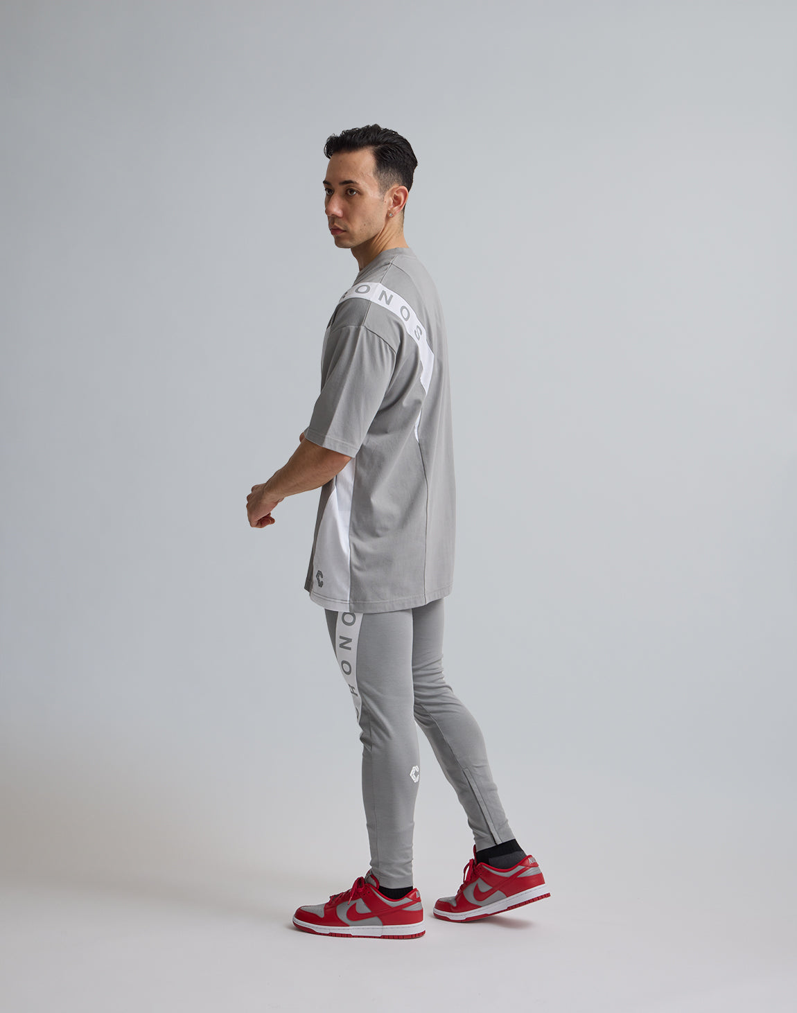 CRONOS SWITCHIED OVERSIZE T-SHIRT【GRAY】 – クロノス CRONOS