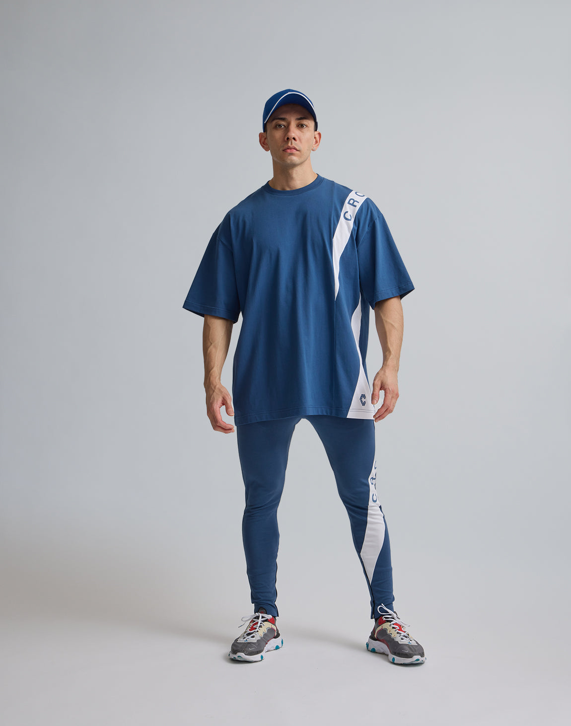 クロノスページ CRONOS THREE QUARTER OVERSIZE T-SHIRTS【G.BLUE】