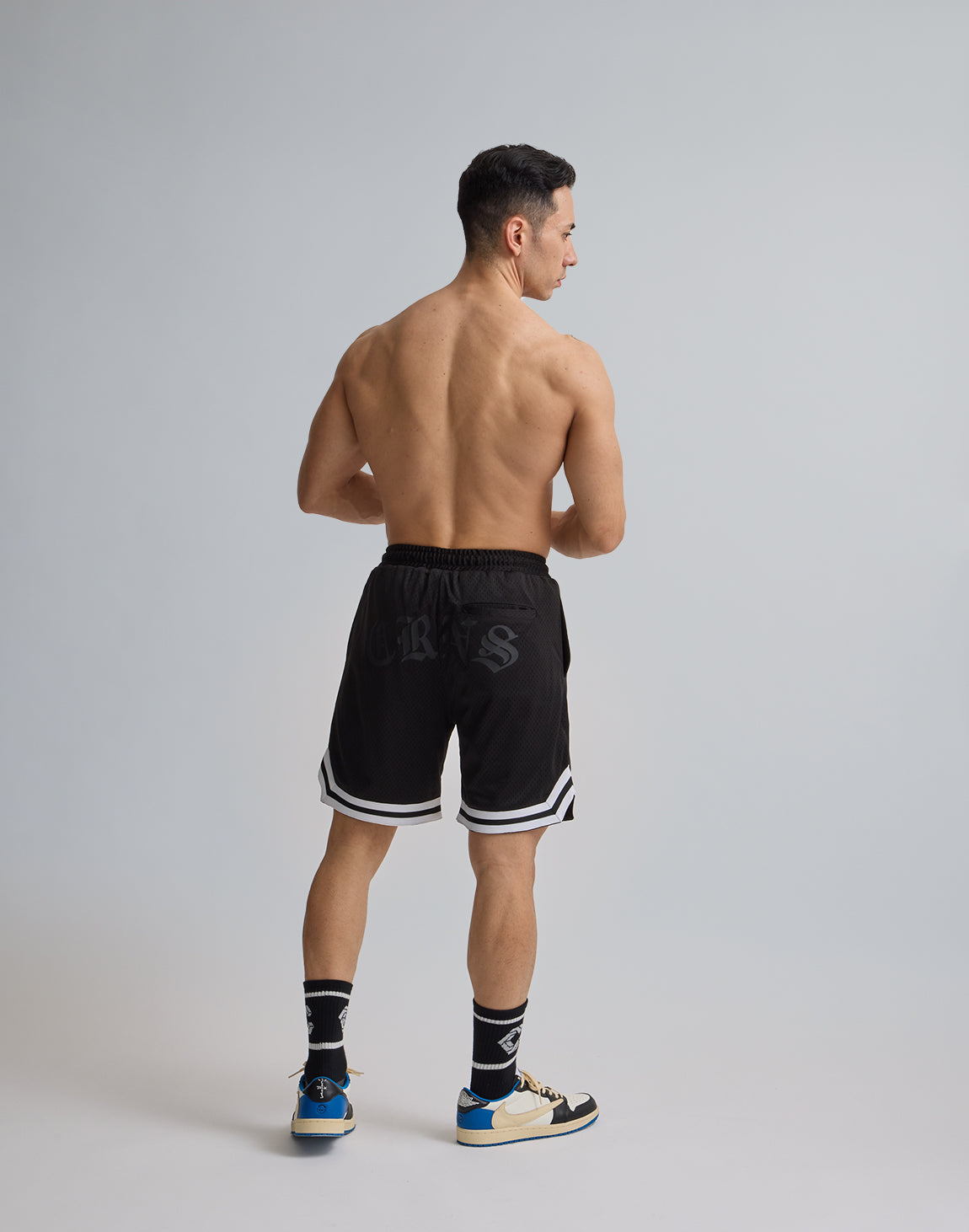 CRONOS JERSEY MESH SHORTS【BLACK】 – クロノス CRONOS