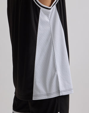 CRONOS LOGOPRINT JERSEY MESH SLEEVE LESS [YELLOW]