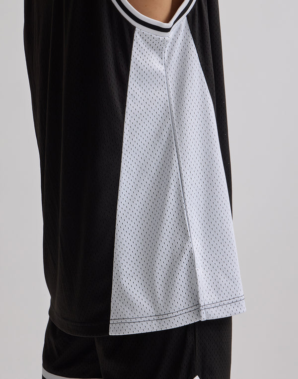 CRONOS LOGOPRINT JERSEY MESH SLEEVE LESS [YELLOW]
